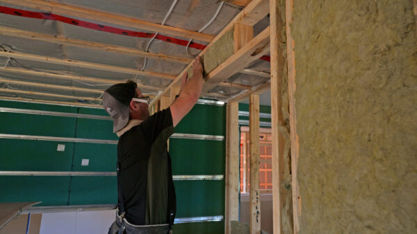 Photo de la construction d'une maison neuve par Voreno Construction