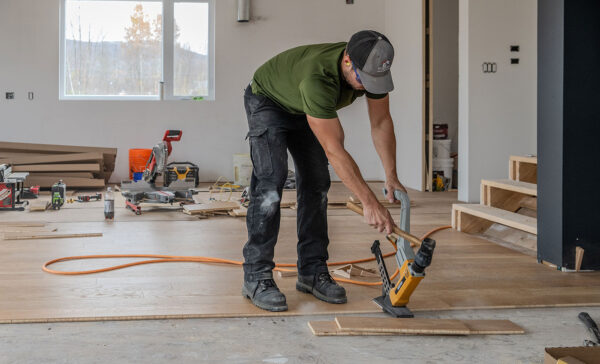 Photo de la construction d'une maison neuve par Voreno Construction